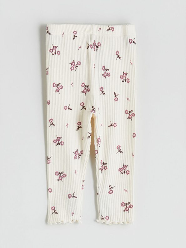 LCW Baby Pink Girls Sweatshirt and Leggings Set