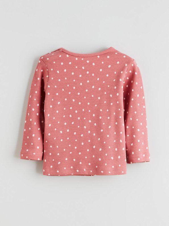 LCW Baby Pink Bicycle Neck Girls Pajama Set