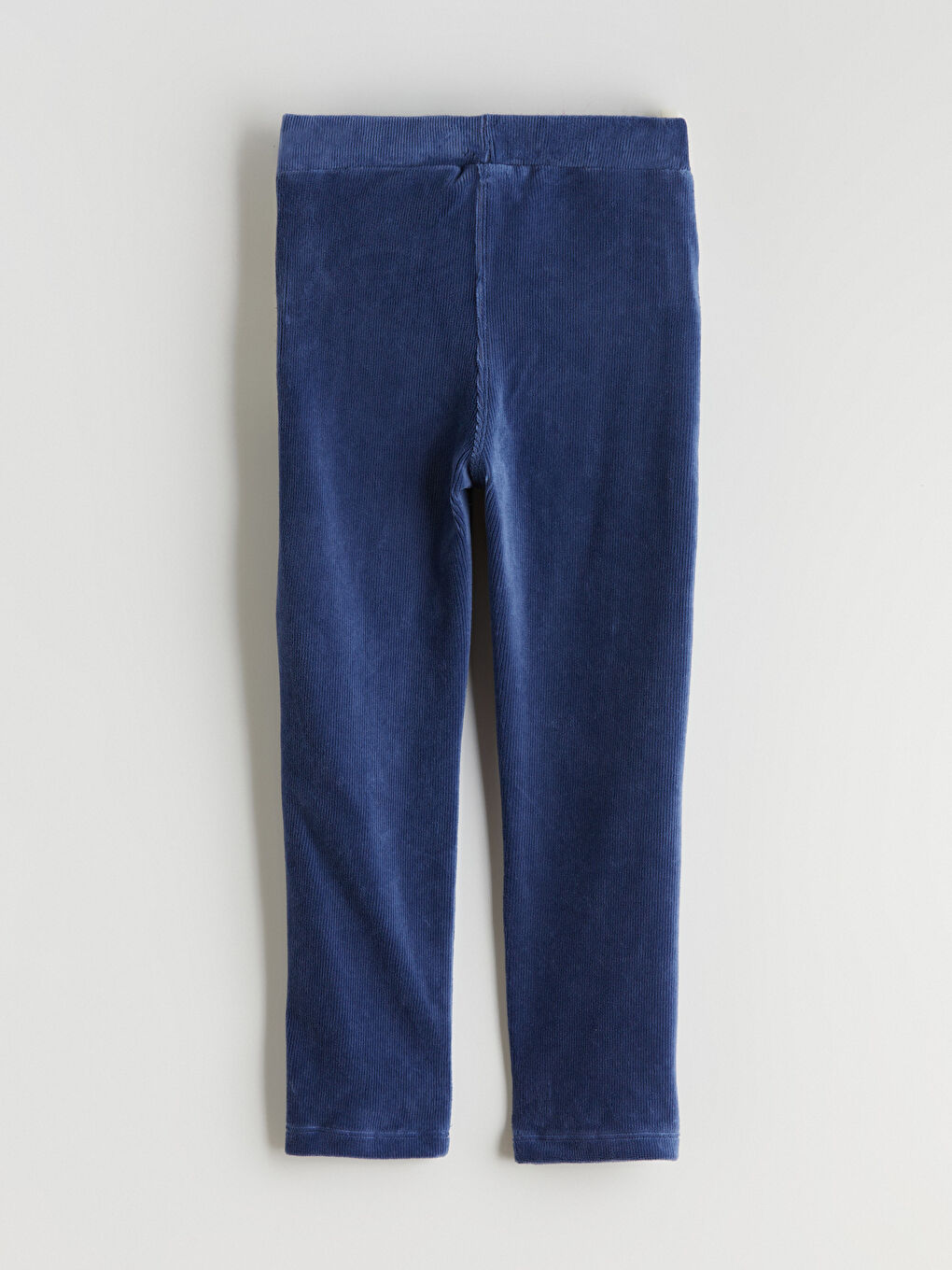 l_20252-w5cc49z1-r41_a2.jpg LCW Kids Navy Blue Elastic Waist Basic Girls Velvet Leggings
