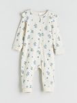 LCW Baby Printed Ecru Girl's Romper