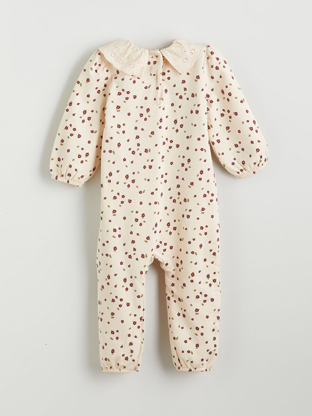 l_20252-w5cc98z1-lqa_a2.jpg LCW Baby Beige Floral Collar Romper for Girls