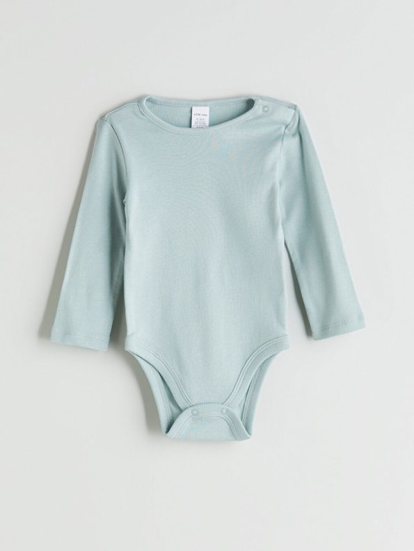 LCW Baby Ecru Ribbon Print Girl's Bodysuit Set of 3