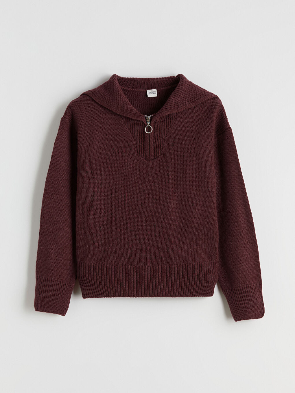 l_20252-w5ct01z4-ynm_a.jpg LCW Kids Plum Polo Collar Girls Sweater