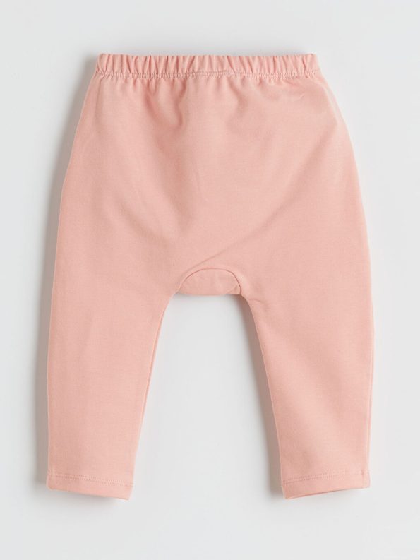 LCW Baby Pink Printed Girl Sweatshirt and Pants Set