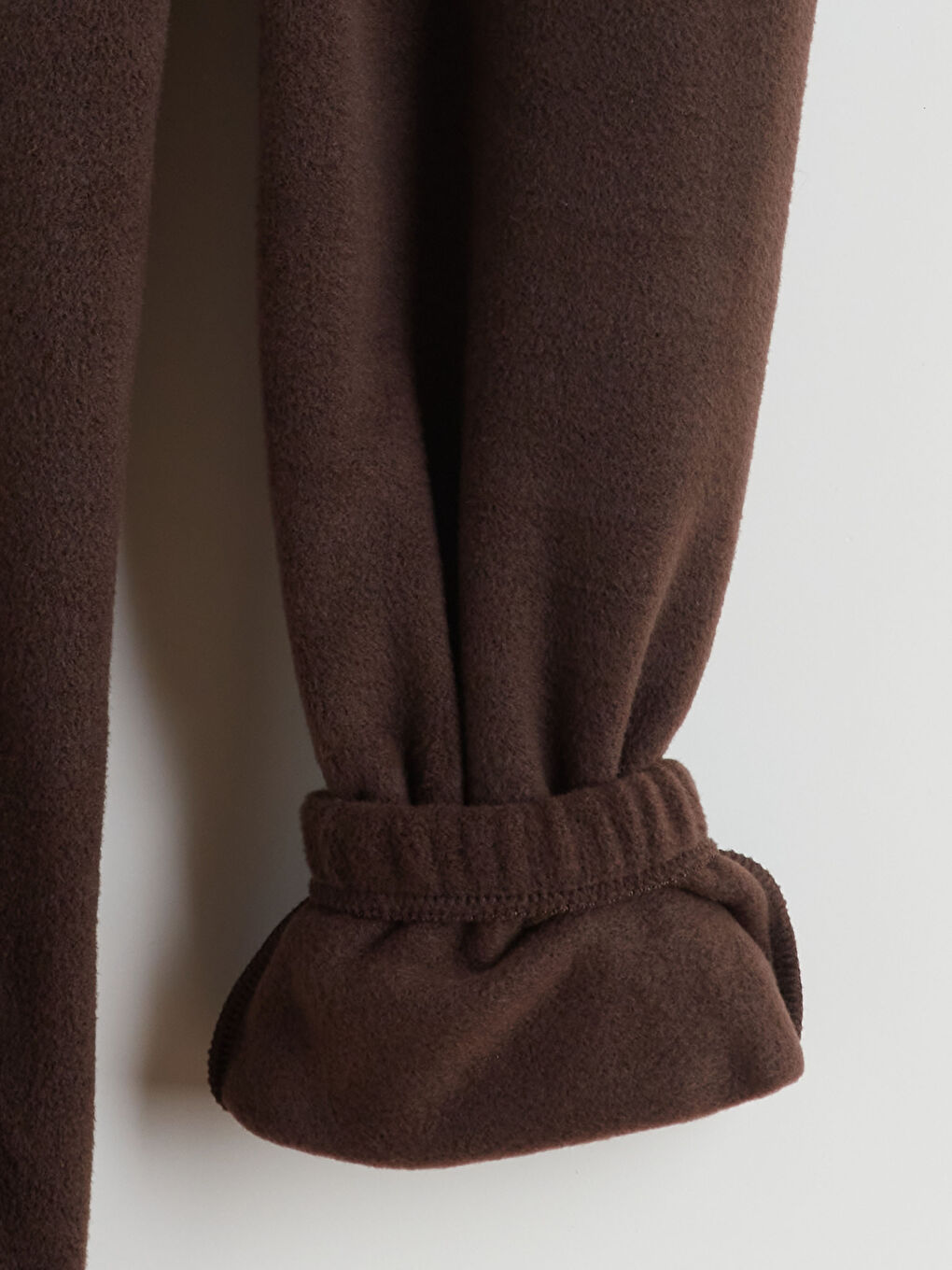 l_20252-w5cu83z4-hdb_a3.jpg LCW Kids Brown Elastic Waist Polar Boys Jogger Pants