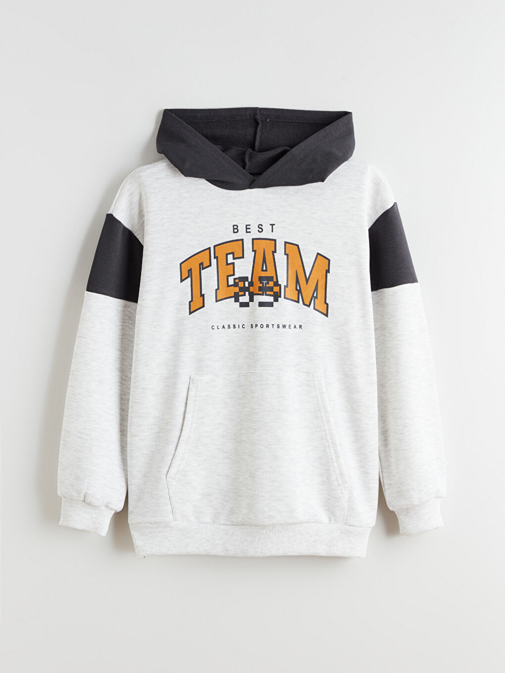 l_20252-w5db42z4-dd0_a1.jpg LCW Kids Gray Hooded Boys Sweatshirt Set