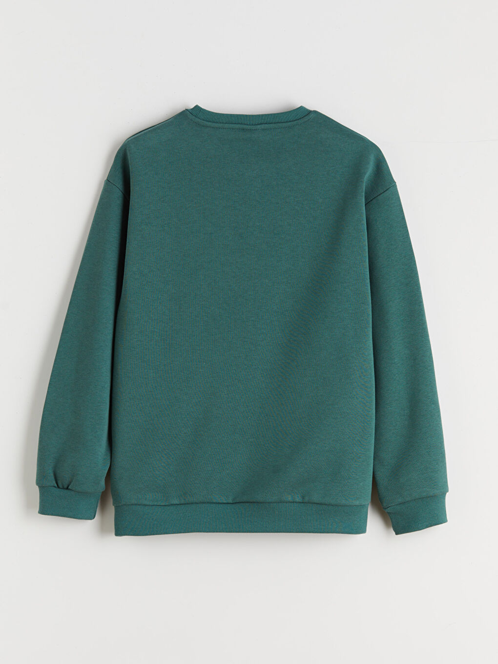 l_20252-w5de65z4-zbq_a1.jpg LCW Kids Green Crew Neck Boys Sweatshirt