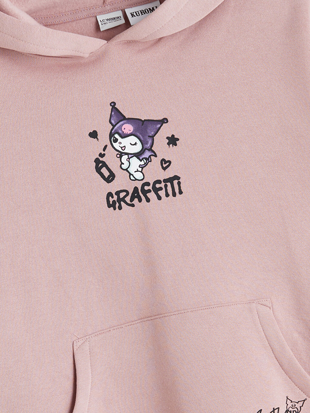 l_20252-w5dh95z4-zb5_a2.jpg LCW Kids Pink Kuromi Print Girls Hoodie