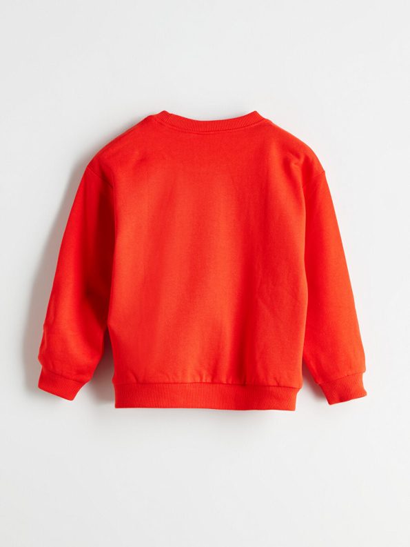 LCW Kids Red Spider-Man Printed Boys Sweatshirt