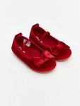 LCW STEPS Red Bow Detail Baby Girl Flats
