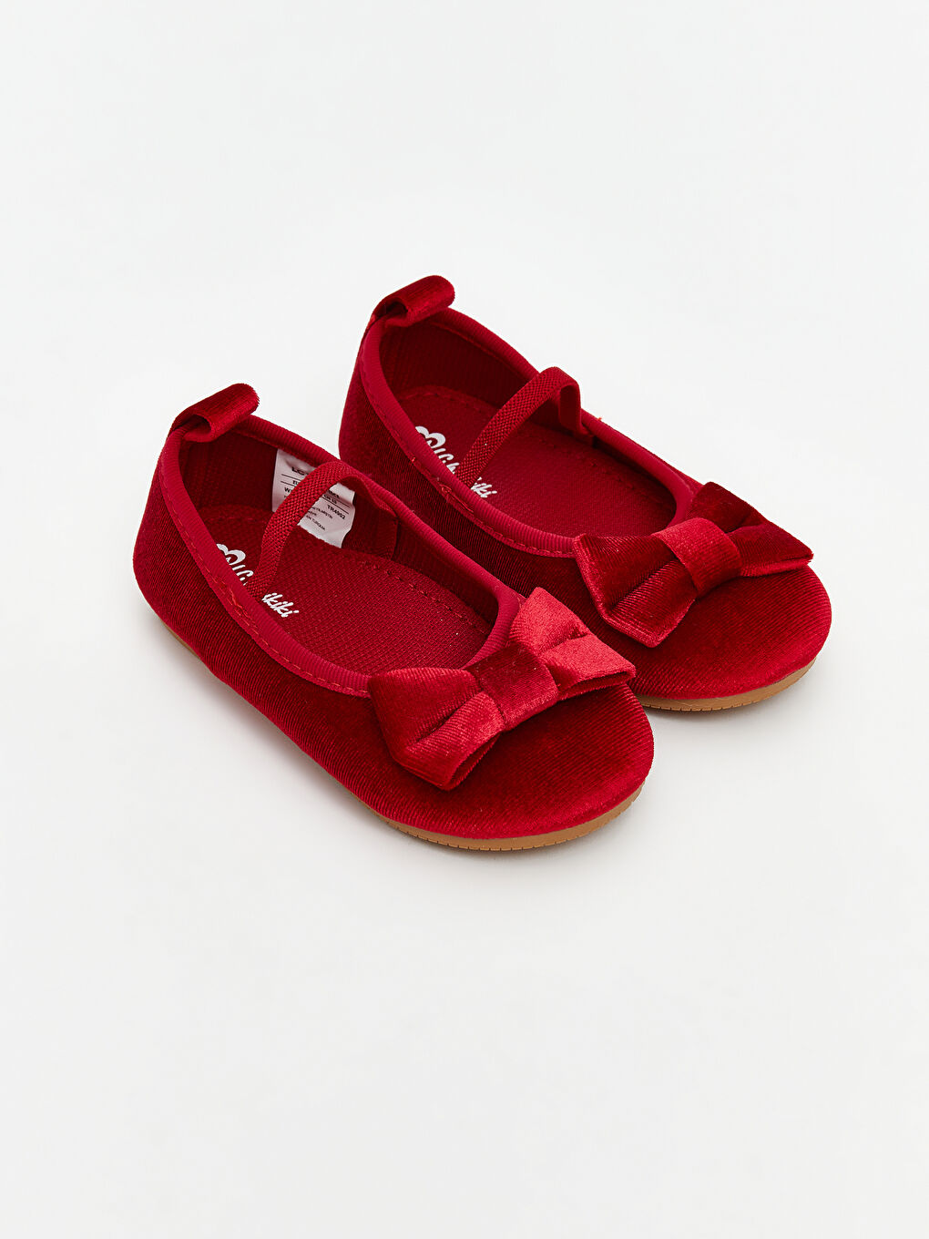 l_20252-w5ds58z1-crt_a.jpg LCW STEPS Red Bow Detail Baby Girl Flats