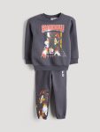 LCW Kids Gray Sonic Printed Boys Tracksuit
