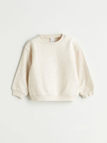 LCW Baby Haki Crew Neck Boys Sweatshirt Set of 3