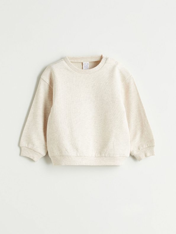 LCW Baby Haki Crew Neck Boys Sweatshirt Set of 3