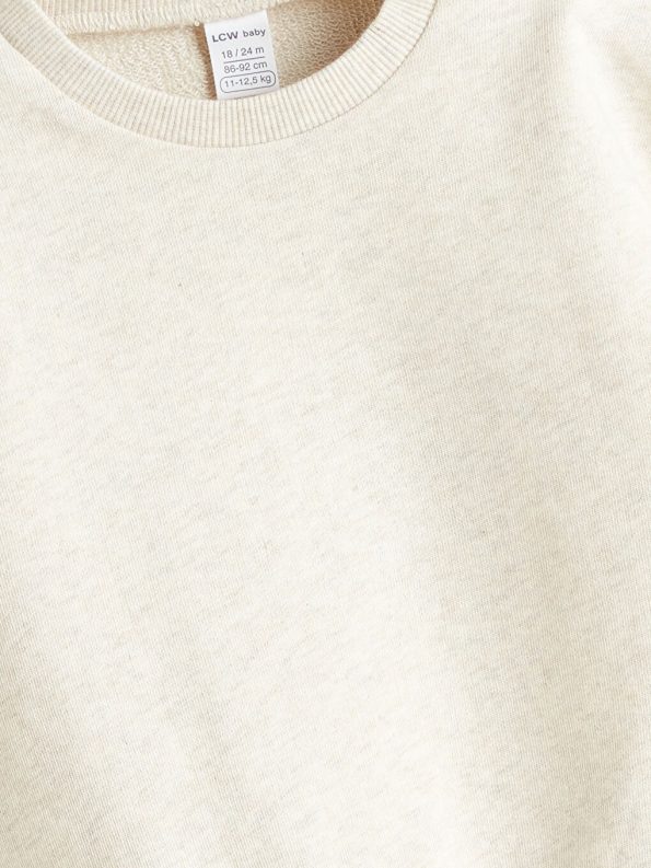 LCW Baby Haki Crew Neck Boys Sweatshirt Set of 3