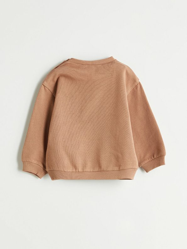 LCW Baby Haki Crew Neck Boys Sweatshirt Set of 3