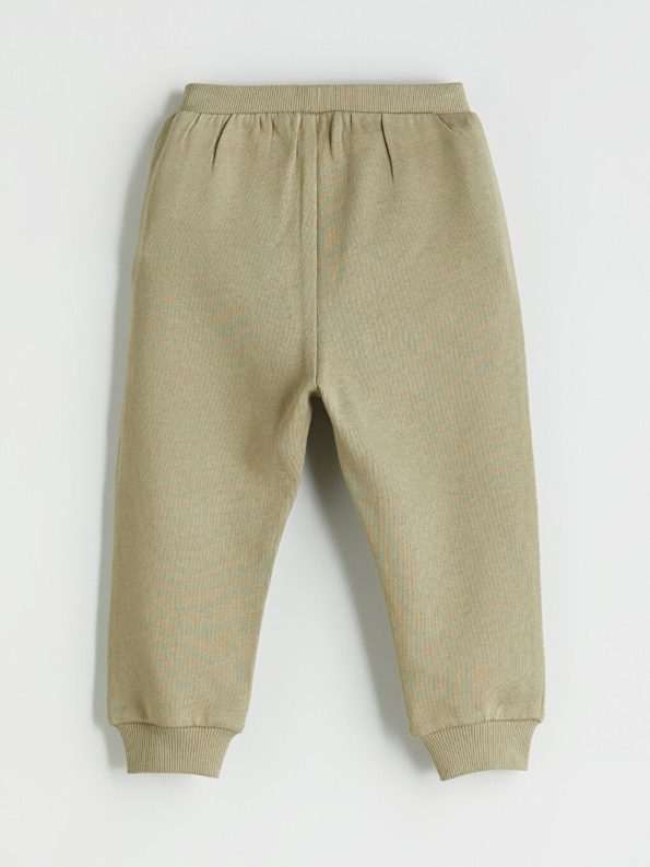 LCW Baby Haki Elastic Waist Basic Boys Jogger Pants 3-Pack