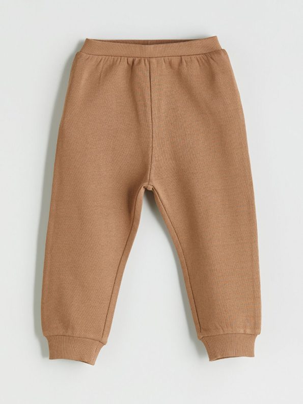 LCW Baby Haki Elastic Waist Basic Boys Jogger Pants 3-Pack