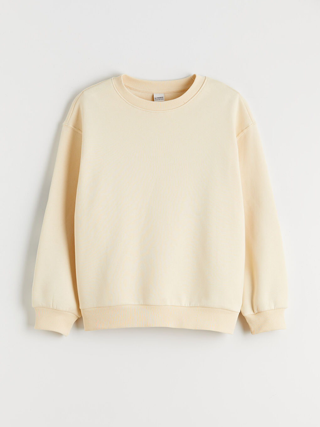 l_20252-w5er14z4-zjc_a.jpg LCW Kids Yellow Crew Neck Girls Sweatshirt