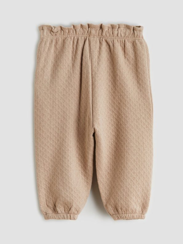 LCW Baby Beige Animal Figure Girls Sweatshirt and Pants