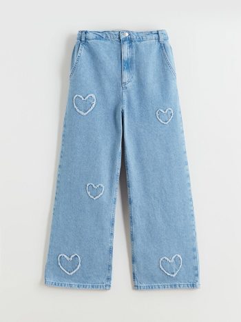 LCW Kids Blue Wideleg Girl's Jeans