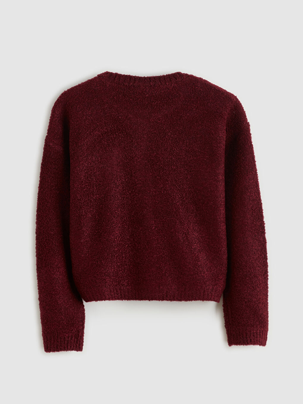 l_20252-w5fq22z4-hfc_a1.jpg LCW Kids Burgundy Round Neck Sweater Cardigan
