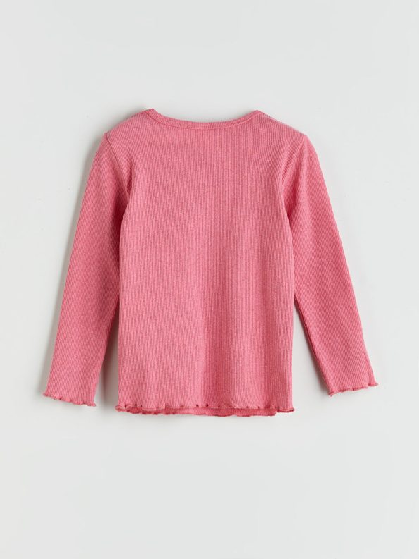 LCW ECO Pink Round Neck Baby Girl Pajama Set