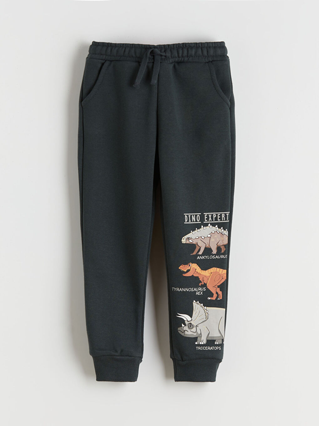 l_20252-w5hd20z1-r4w_a3.jpg LCW Kids Charcoal Dinosaur Print Boys Sweatshirt and Jogger Set