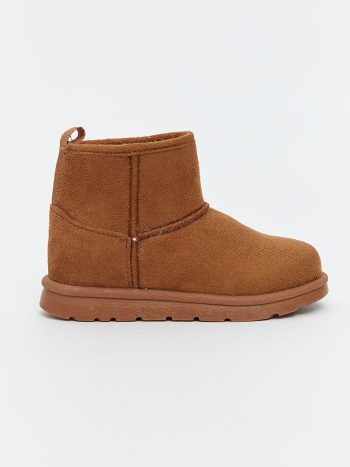 LCW STEPS Beige Suede Look Baby Girl Boots