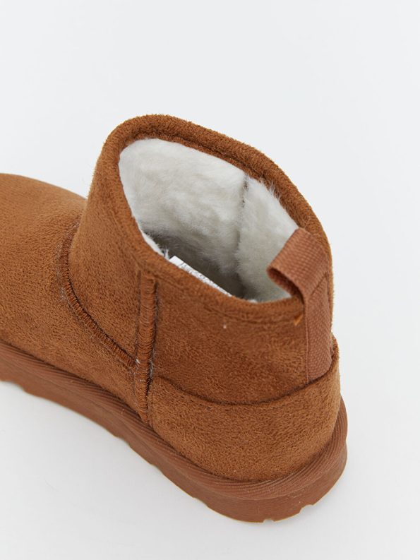 LCW STEPS Beige Suede Look Baby Girl Boots