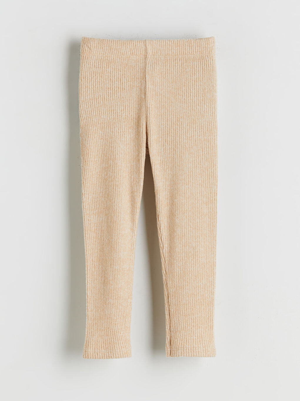 l_20252-w5j030z1-d2y_a1.jpg LCW Kids Beige Elastic Waist Girls' Leggings 2-Pack