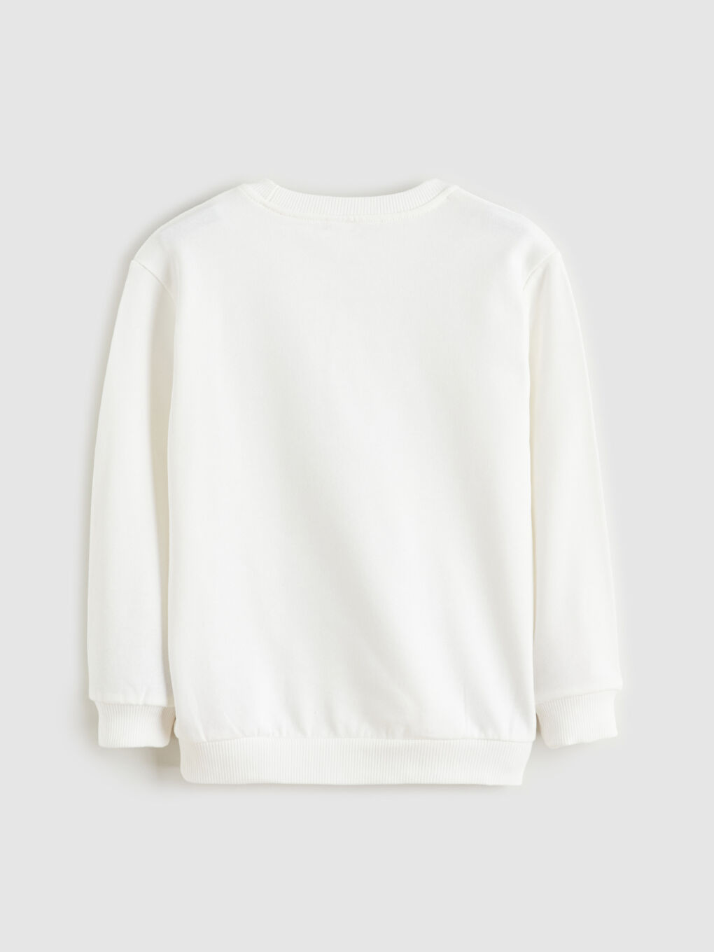 l_20252-w5j507z1-fdu_a3.jpg LCW Kids Cream Crew Neck Boys Sweatshirt Set