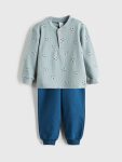LCW Baby Green Car Print Boys T-Shirt and Jogger Pants