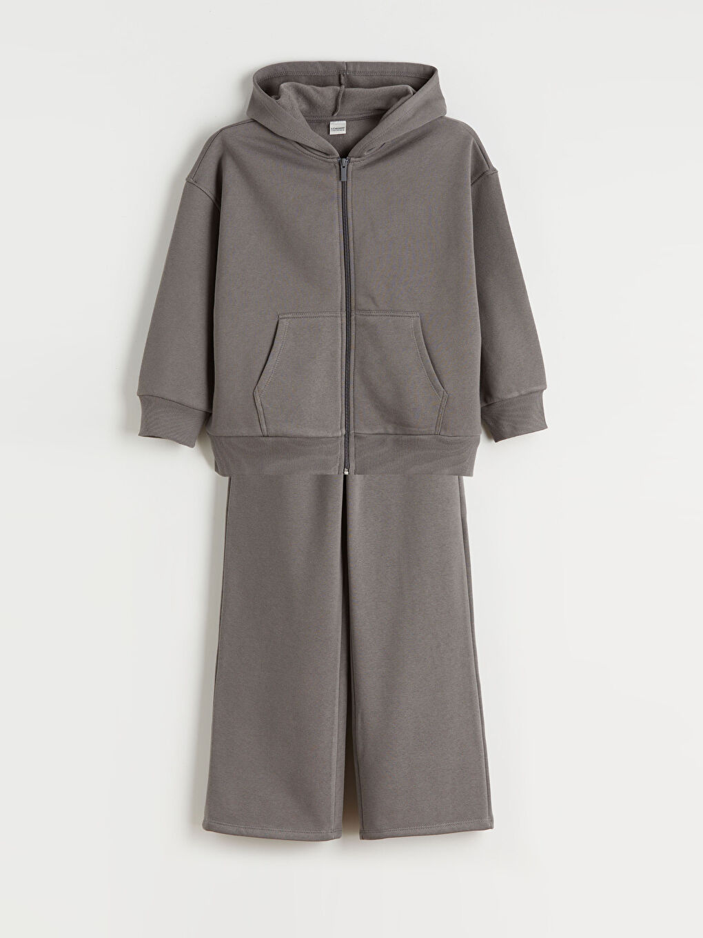 l_20252-w5ll50z4-h0f_a.jpg LCW Kids Gray Hooded Girls Tracksuit Set
