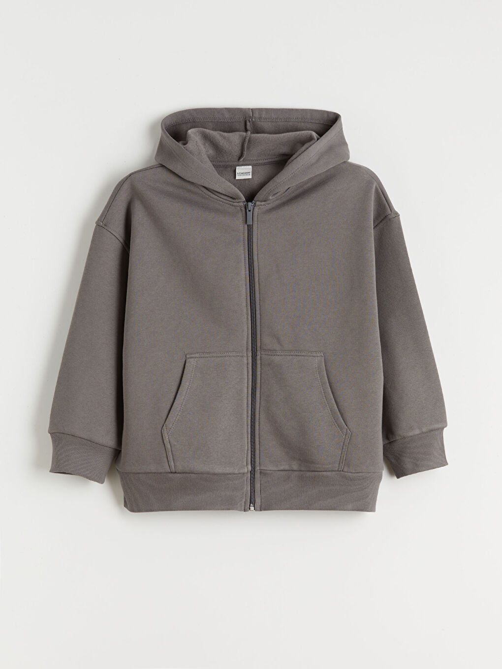 l_20252-w5ll50z4-h0f_a1.jpg LCW Kids Gray Hooded Girls Tracksuit Set