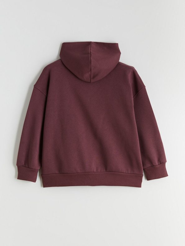 LCW Kids Plum Hooded Girls' Tracksuit Set