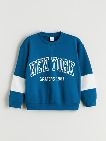 LCW Kids Petrol Crew Neck Boys' Tracksuit Set