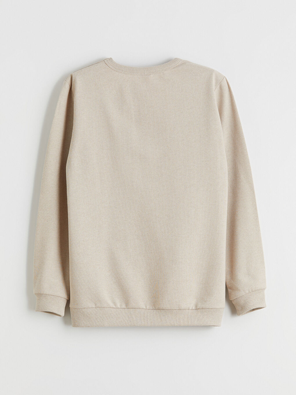 l_20252-w5m213z4-zab_a2.jpg LCW Kids Beige Crew Neck Boys Sweatshirt