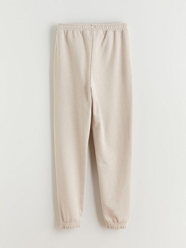 LCW Kids Beige Elastic Waist Boys Jogger Pants