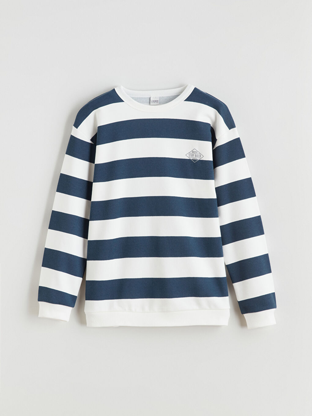 l_20252-w5m598z4-lsf_a.jpg LCW Kids Navy Striped Crew Neck Sweatshirt