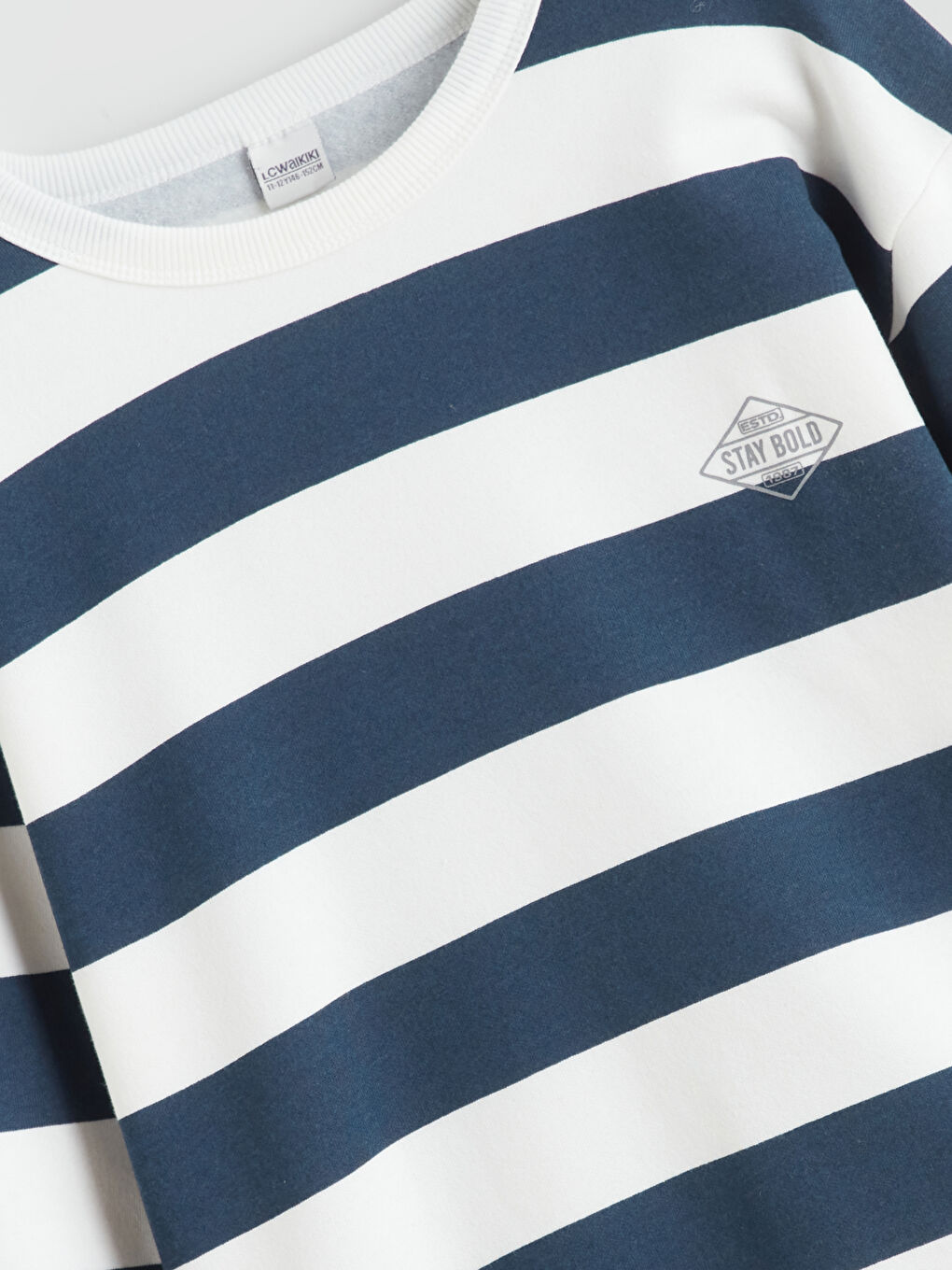 l_20252-w5m598z4-lsf_a2.jpg LCW Kids Navy Striped Crew Neck Sweatshirt
