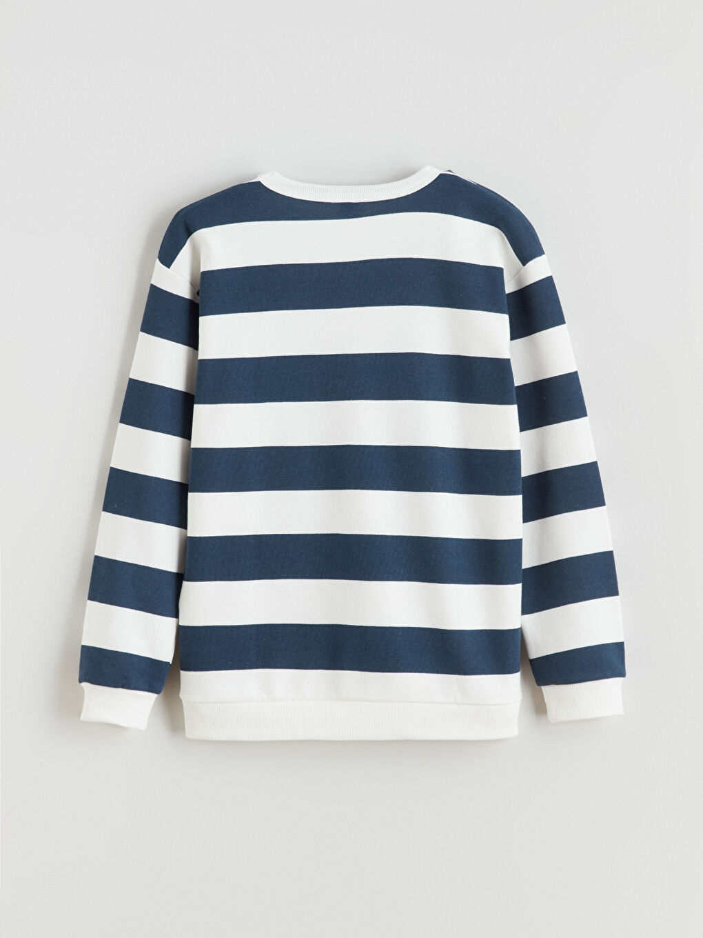 l_20252-w5m598z4-lsf_a3.jpg LCW Kids Navy Striped Crew Neck Sweatshirt