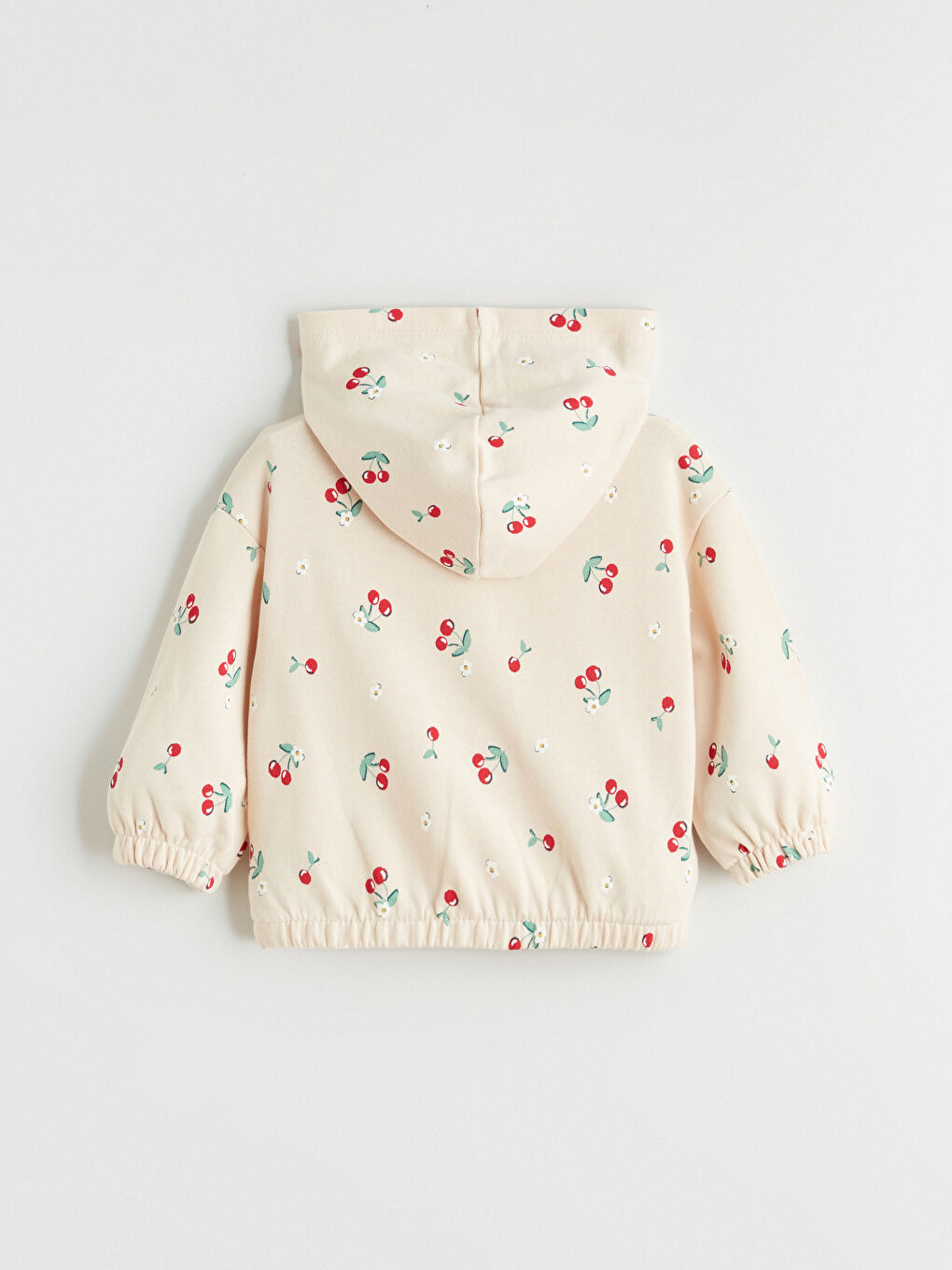 l_20252-w5mm41z1-lqa_a2-1.jpg LCW Baby Beige Hooded Cherry Print Zippered Sweatshirt
