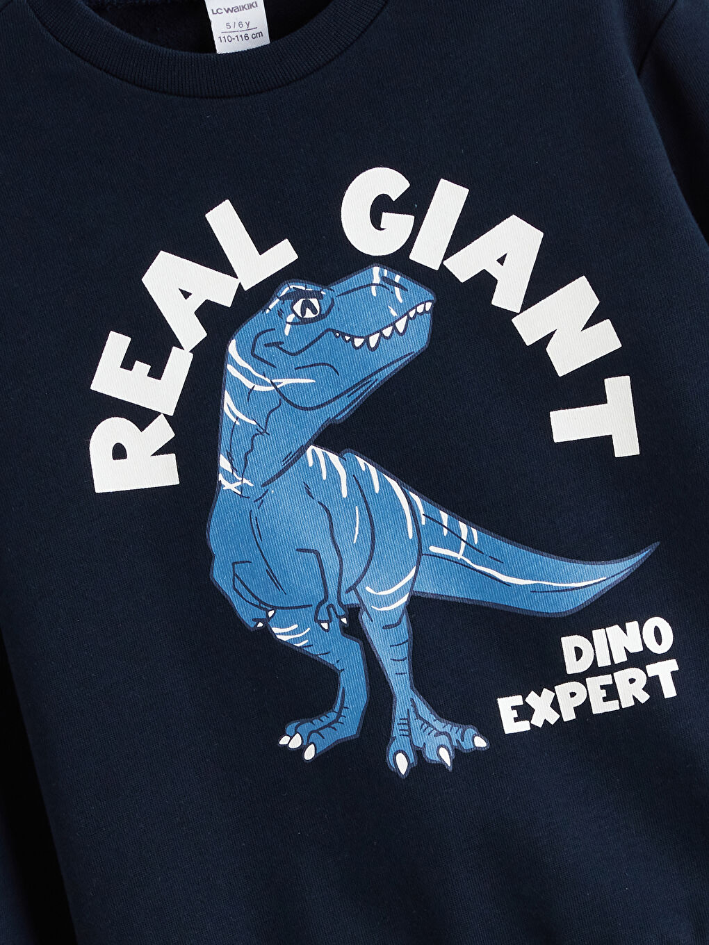 l_20252-w5mm87z1-ddj_a2.jpg LCW Kids Navy Printed Boys Sweatshirt and Sweatpants Set