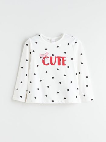 LCW Kids Pink Crew Neck Girls T-Shirt 2-Pack