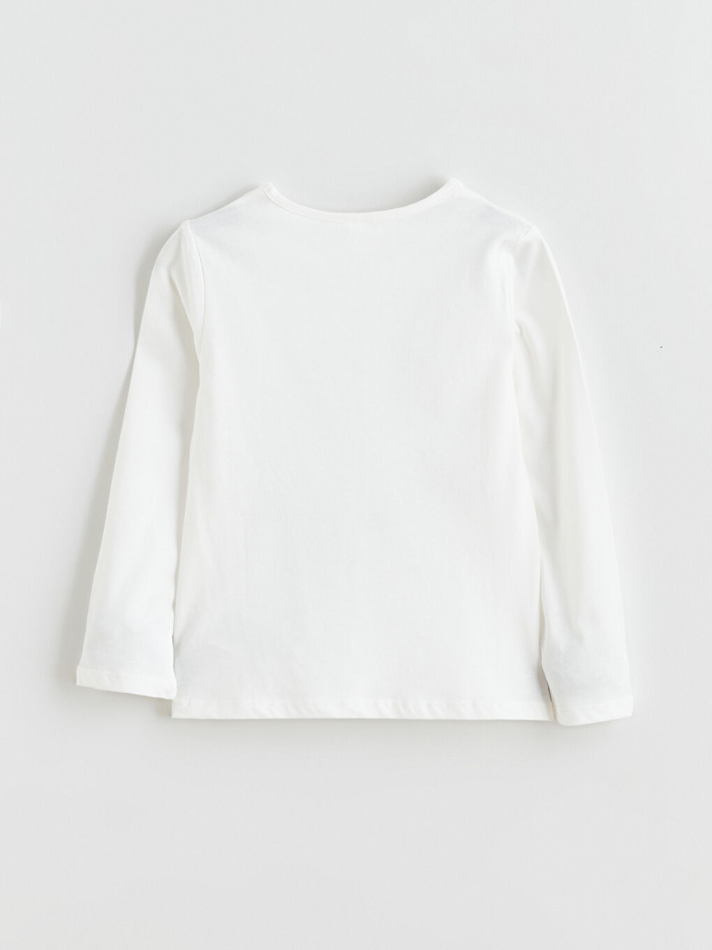 l_20252-w5mp33z1-hpn_a3.jpg LCW Kids Navy Blue Crew Neck T-Shirt for Girls - Set of 2