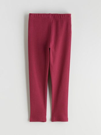 LCW Kids Pink Girls Ribbed Leggings 2-Pack