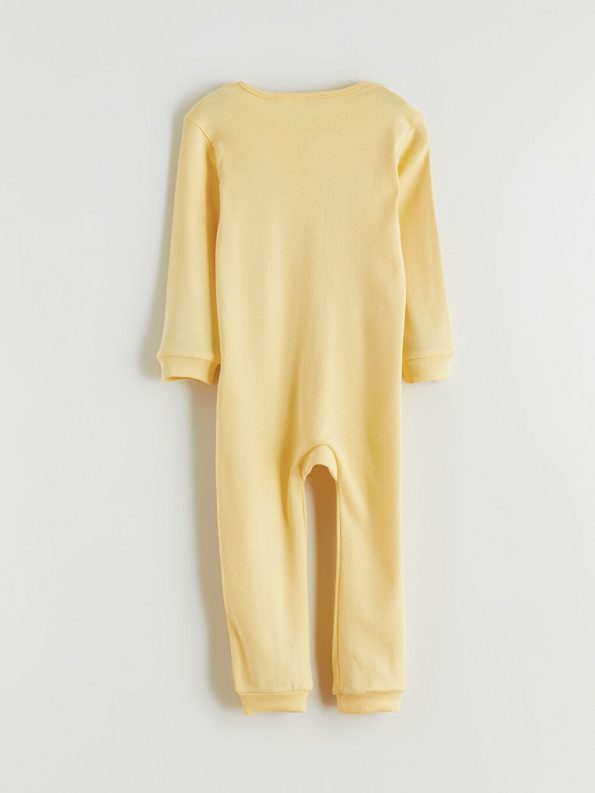 LCW Baby Yellow Bicycle Neck Romper for Boys