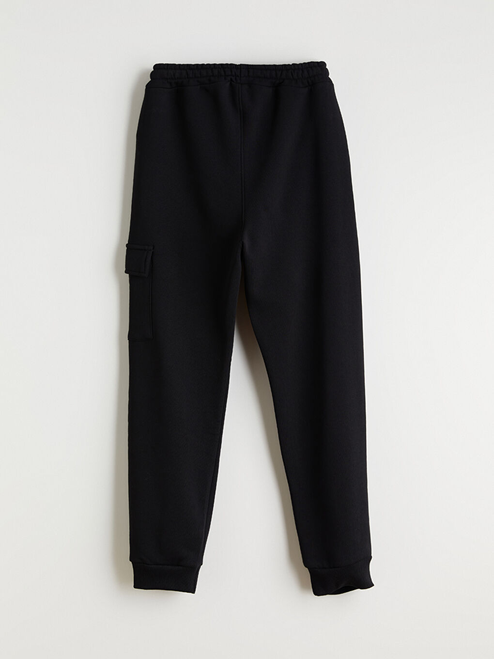 l_20252-w5mq15z4-cvl_a2.jpg LCW Kids Black Elastic Waist Jogger Pants for Boys