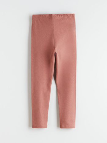 LCW Kids Brown Elastic Waist Girls Leggings
